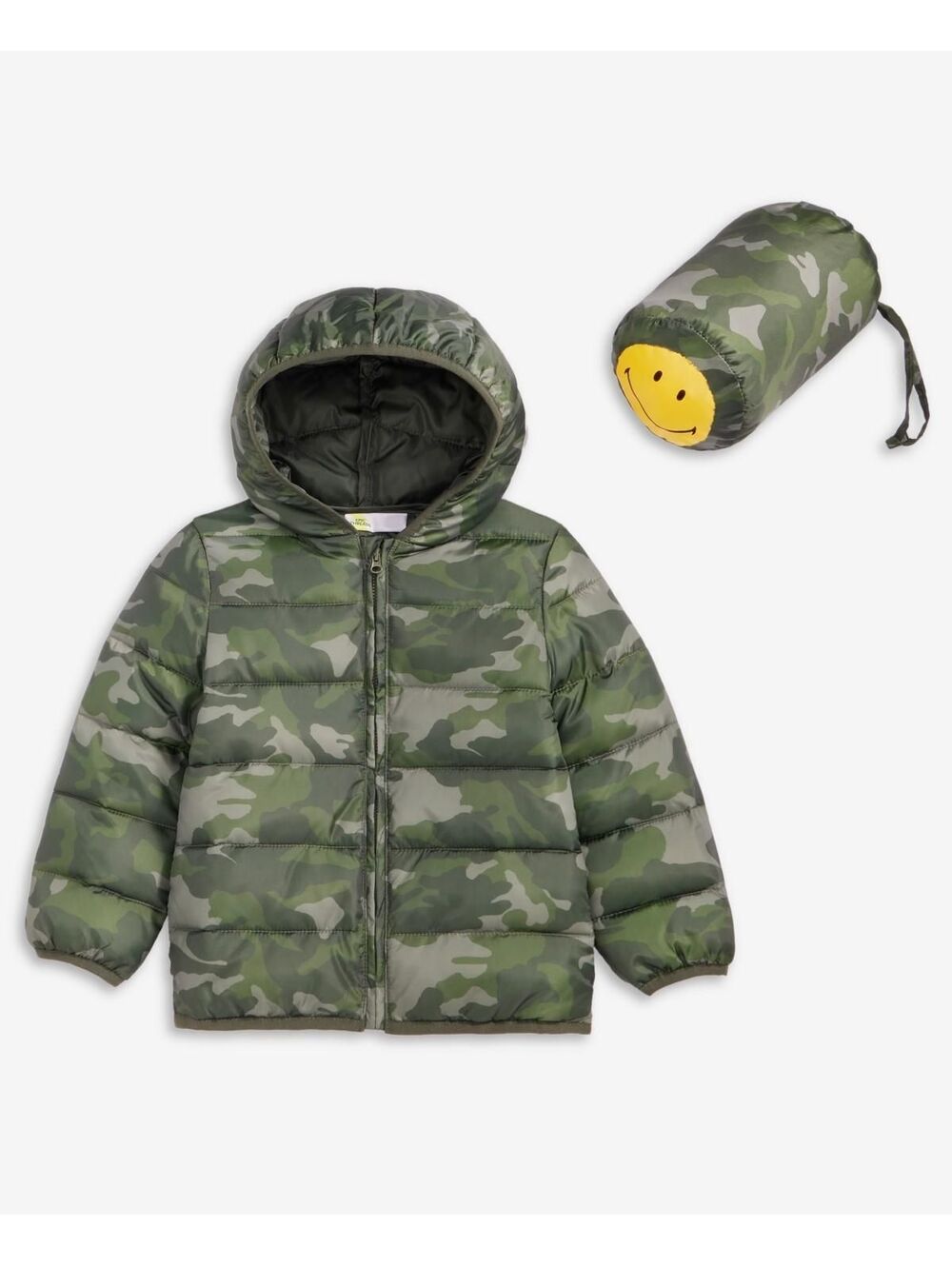 Epic Threads Boys Toddler 2T-4T Camo Packable Jacket, Macy's Exclusive - Green